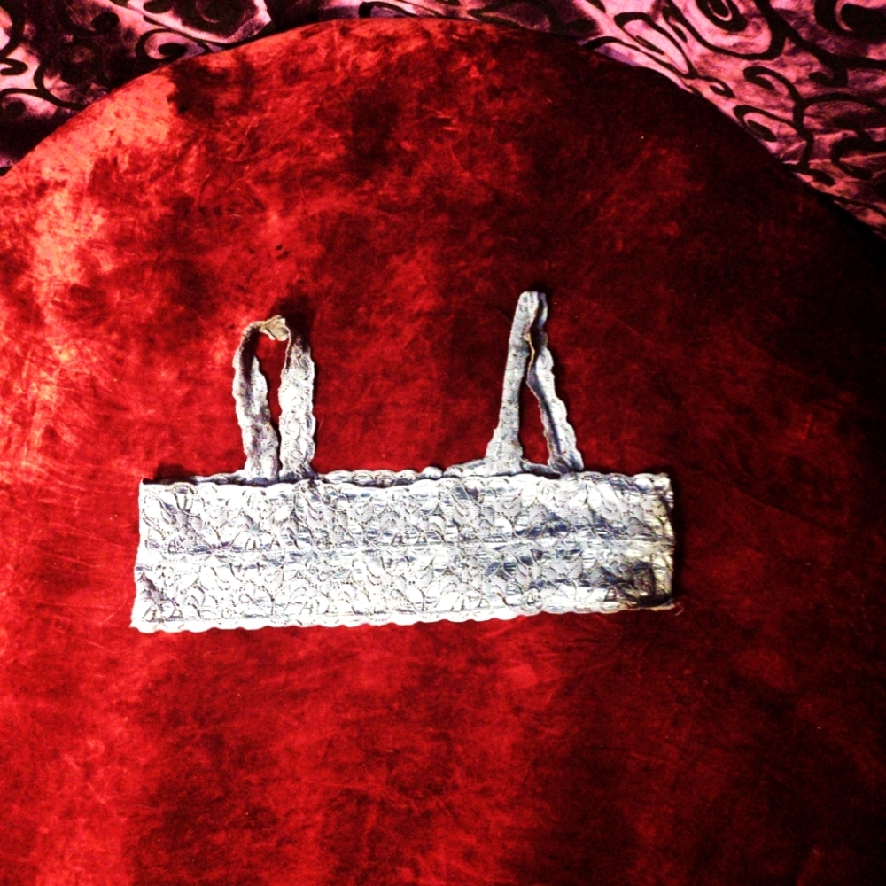 Basic Light Blue Lace Bralette